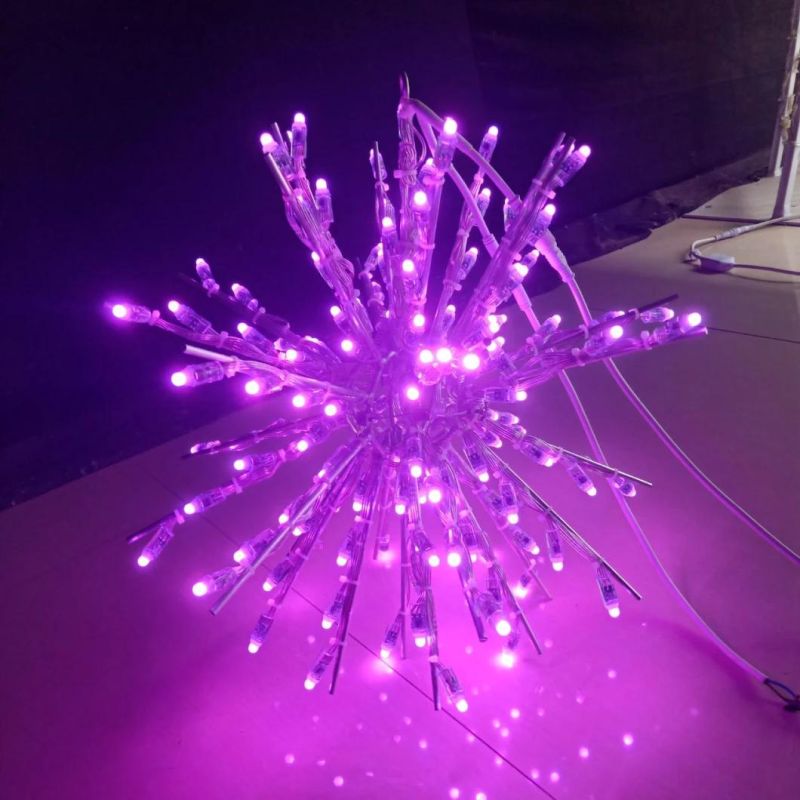 Shopping Mall Decoration Festival Home Decoration Foldable RGB LED Ball Motif Light