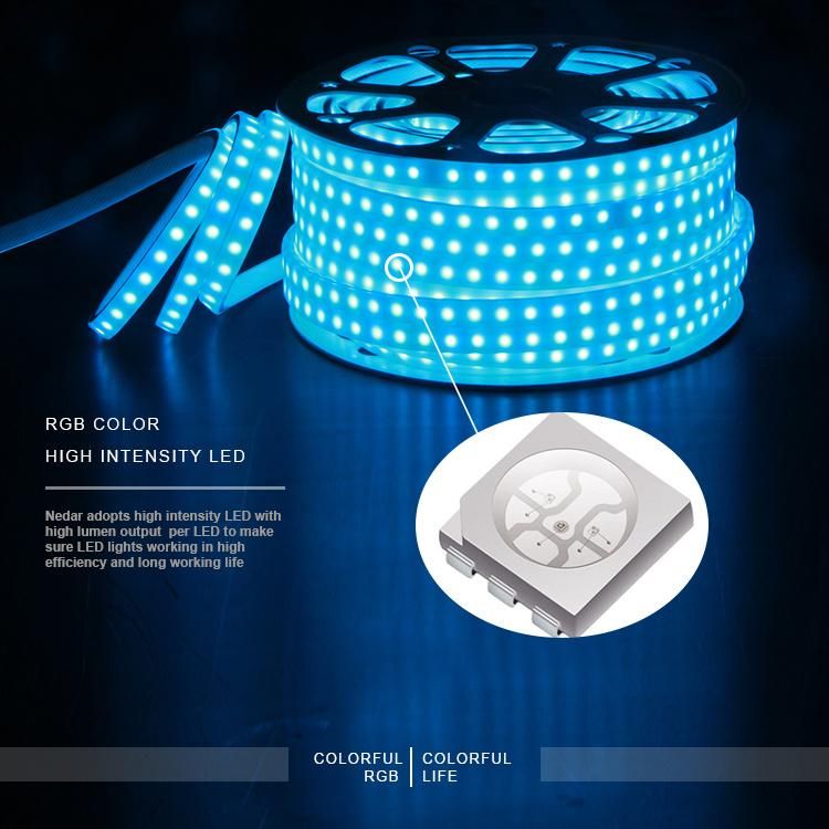 Multi Color 5050 RGB 60LED Strip Light with Remote Control 14W/M Waterproof IP65