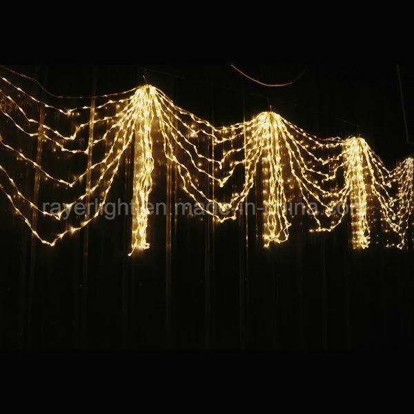 Outdoor LED Curtain Light Christmas Window Decoration