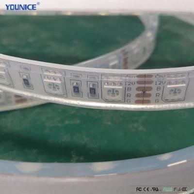 Solid Extruded Silicone 5050 RGB DC12V 60LEDs/M LED Flexible Tape LED Light Strip