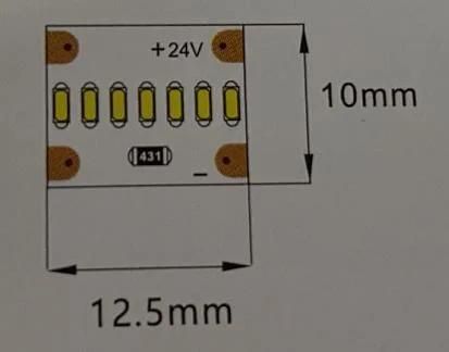 Most Favorite SMD LED Bar Light 2210 560LEDs/M DC24V/12V/5V