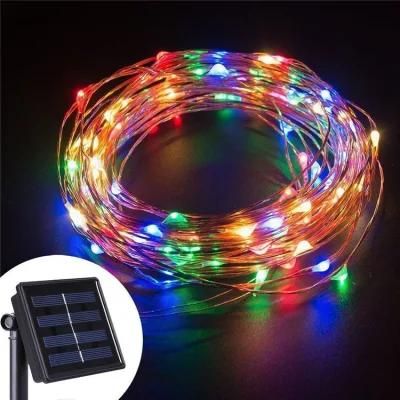 50 LED Battery Operated with 8 Modes Timer Christmas Decoration Christmas Fairy Lights Strings Outdoor Curtain LED String Light