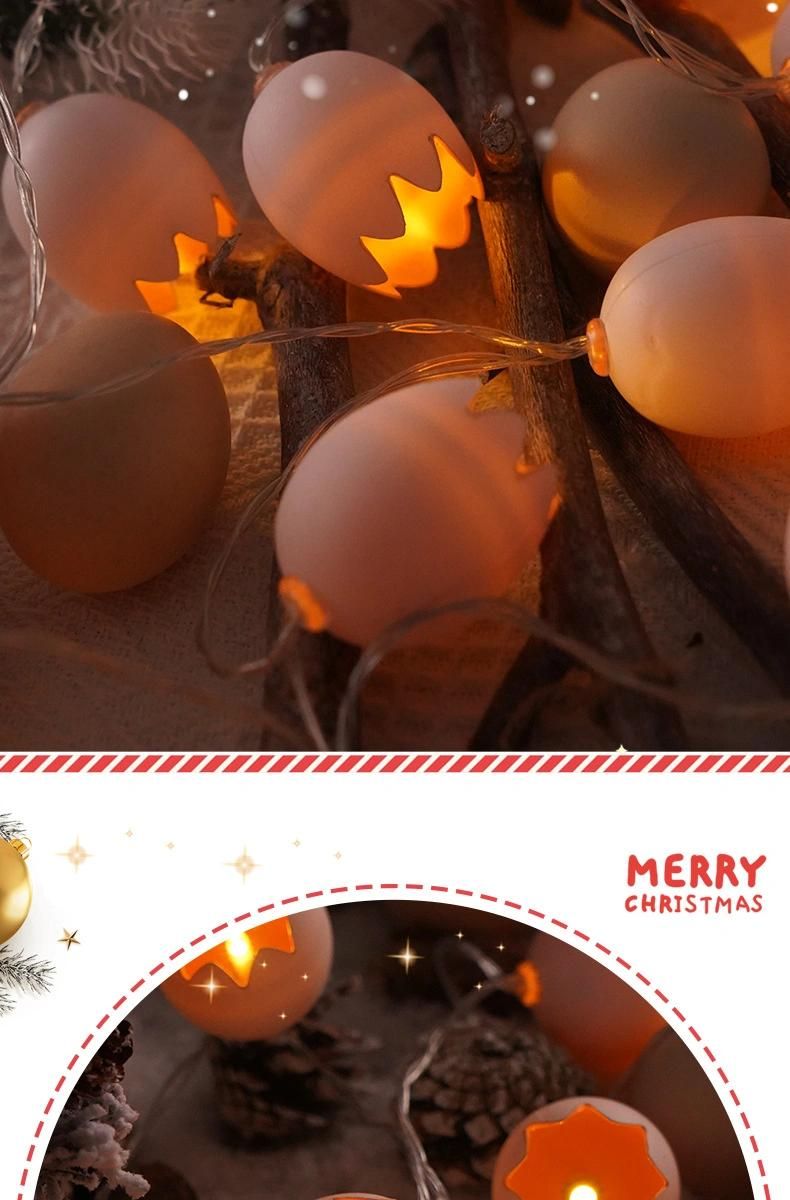 Wholesale Gift Egg Pattern Romantic Battery Operation LED String Light