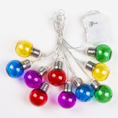 G50 Natural Warm White Battery Fairy LED Decorative String Light