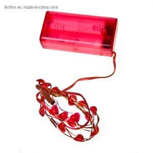 Blinking 20 Red Hearts LED Fairy Light