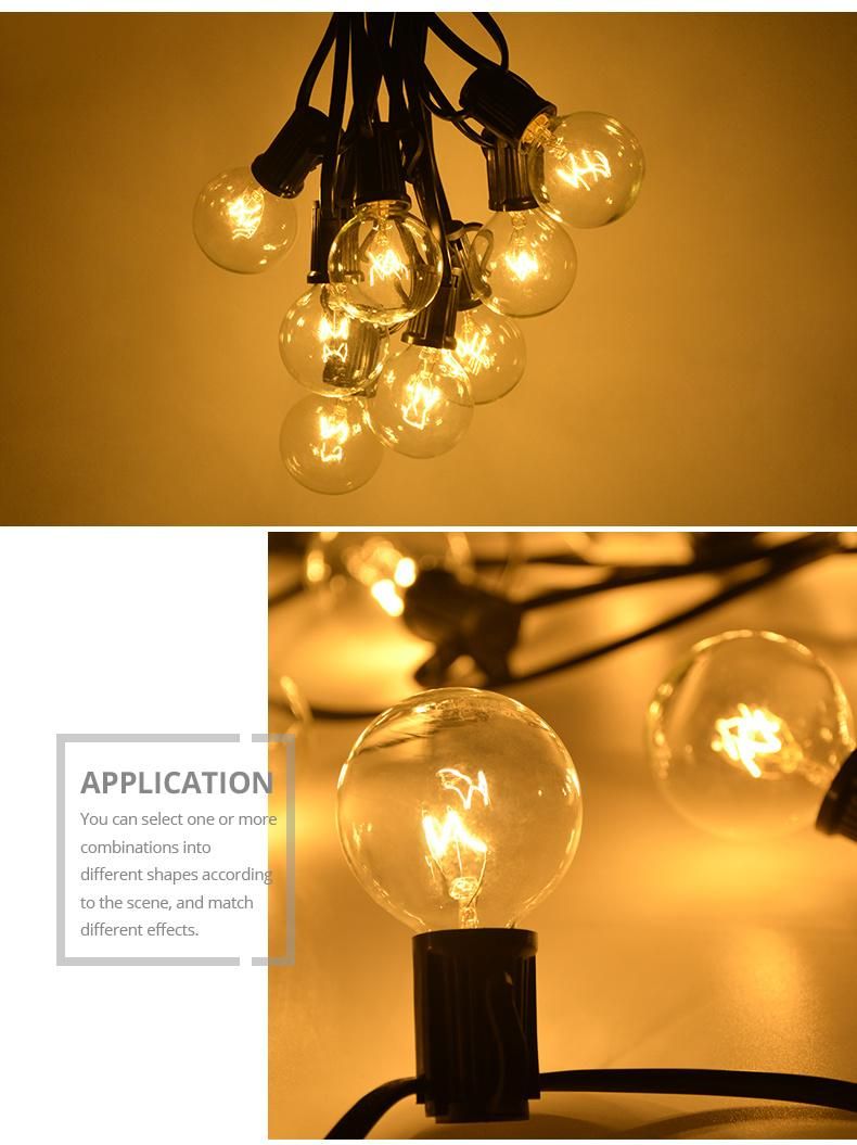 IP45 Fairy String Lights Outdoor Christmas Decoration Light LED Bulb