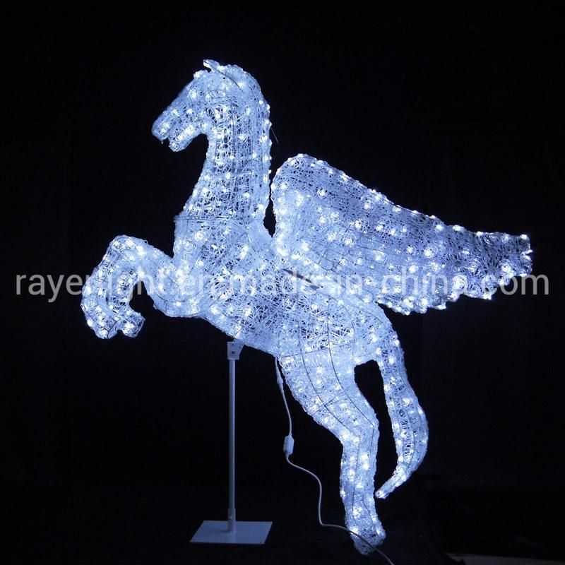 Lighting Unicorn Christmas Decoration Light Outdoor LED Motif Lights