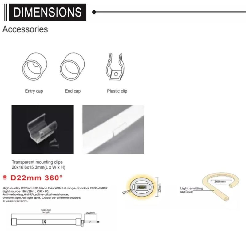 DC24V LED 2835 360 Degree RGB Round Neon Flex Strip