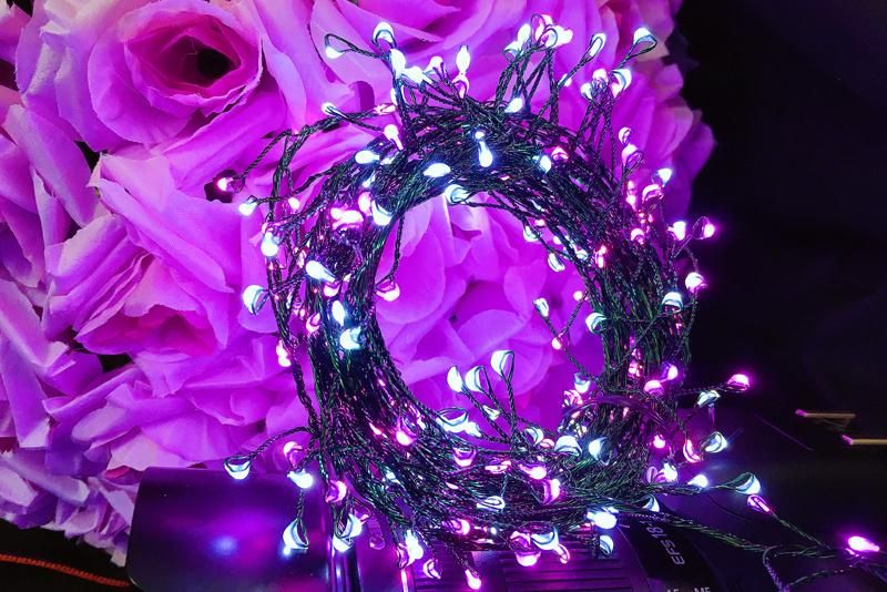 Flashing USB Candle Chandelier Picnic String LED 66FT Warm Fairy Lights