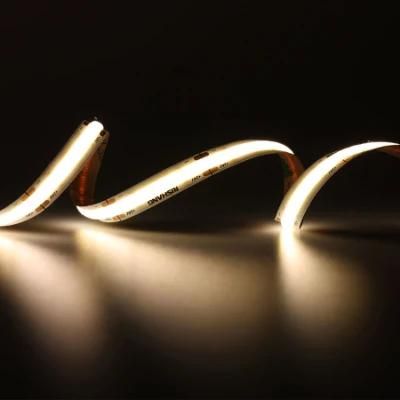 RGB COB Strip, CE RoHS UL, Linear Consistant Lighting, No Spots, Decoration Light, Flexible LED Strips