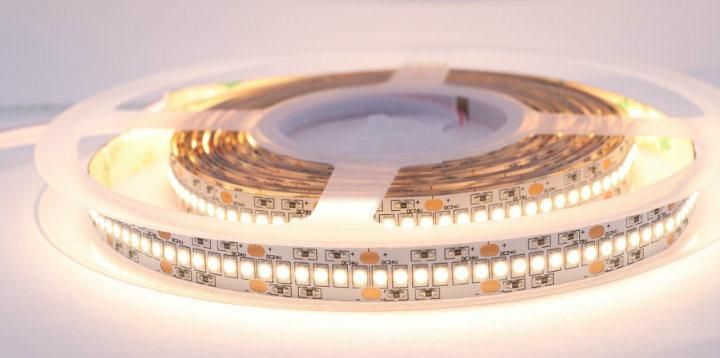 LED Strip Lights with High Density Excellent CRI>95 Warm Ultra Thin White PCB Warm White