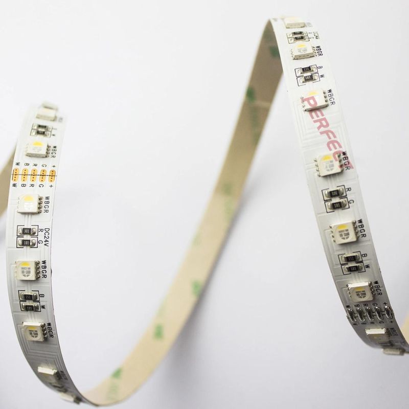 5050SMD 60LED DC12V 24V RGBW 4in1 LED Strip with 5 Pin LED Connector LED Strip Lighting