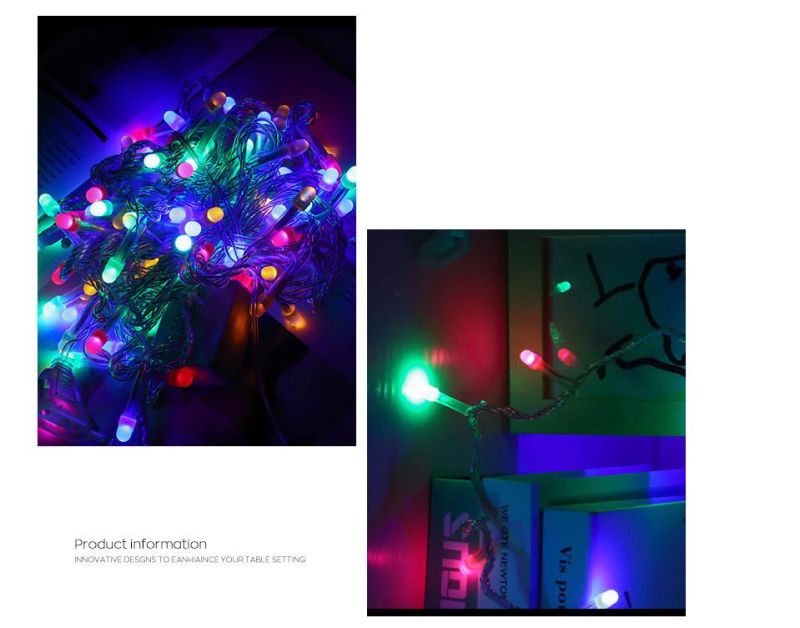 Solar Lamp String Christmas Lamp String Lighting Decorative Light Holiday Outdoor Lighting LED