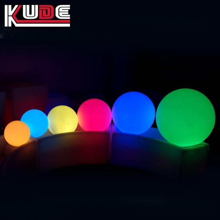 Colorful LED Lifting Ball Hanging Globe with Remote Control