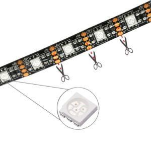 USB WiFi 5050RGB Microcontroller 30/60LEDs/Mwaterproof IP65 5V LED Strip Light with 24key IR Remote Control 2m Kit