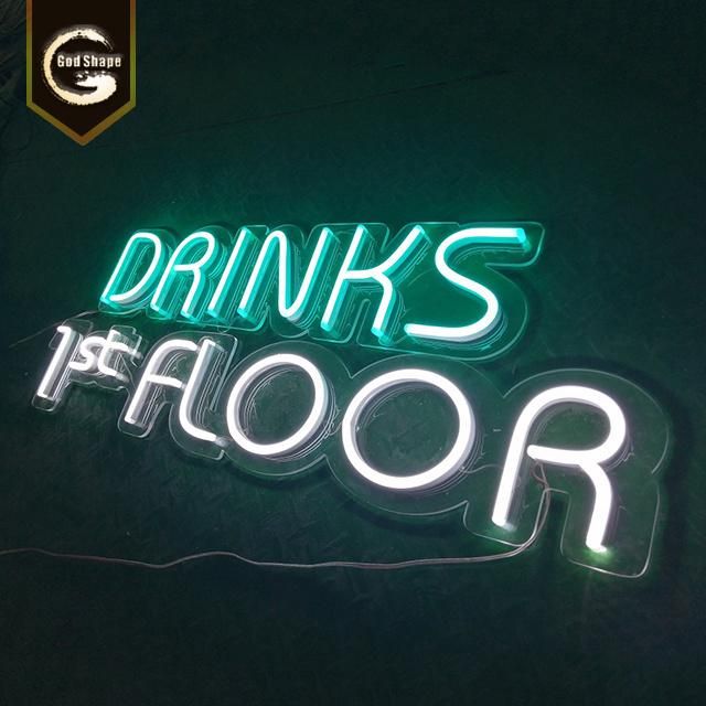 Multicolor Bar Showcase 3D Outdoor Acrylic Custom Neon Beer Sign Letters