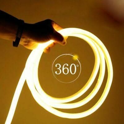 360 Degrees Round 16mm LED Neon Rope Lights 12V 24V Flex Neon Strips SMD2835 Waterproof IP67