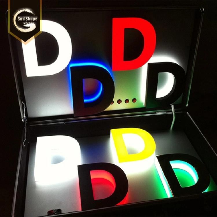 LED Stainless Steel 3D Channel Letters Small or Big Size Light Box