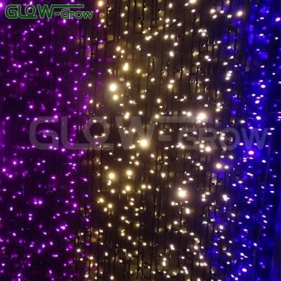 UL Listed Connectable Christmas LED Curtain Light for Commercial House Party Wedding Decorations