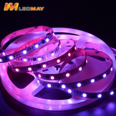 12V 5M White PCB Waterproof WS1903 IC 5050 RGB Dream Color 48LED/M LED Pixel Strip