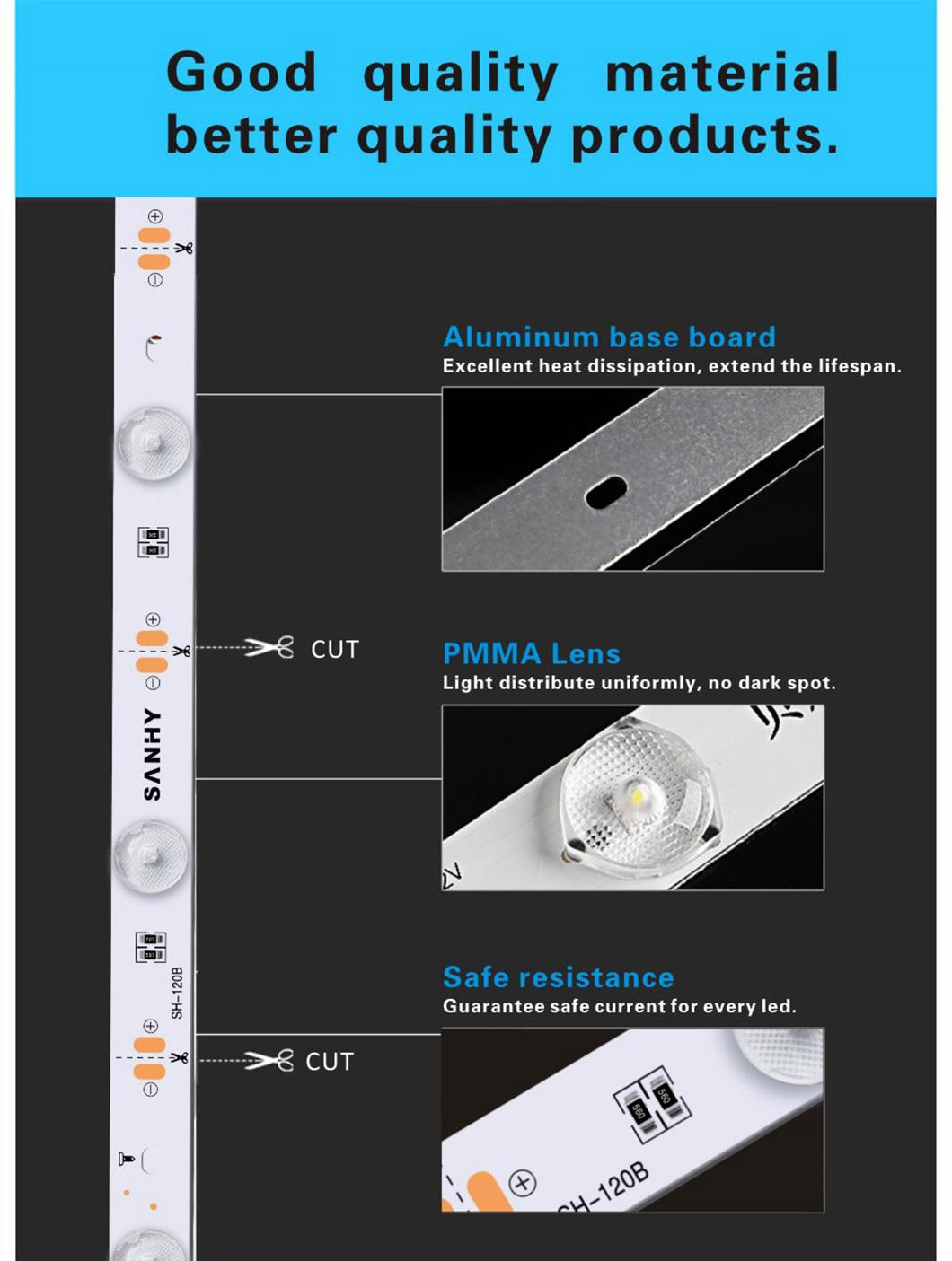 12V Dual Resistor LED Strip with Customizable Color Temperature