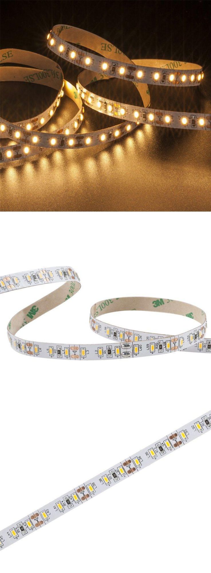 Smd3014 120Leds/M 8Mm 12V Flexible Tape  Led Shoe Strip