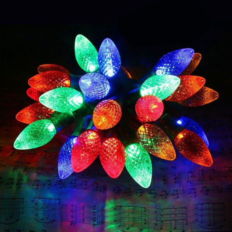 C7 Smooth Outdoor LED Christmas Lights