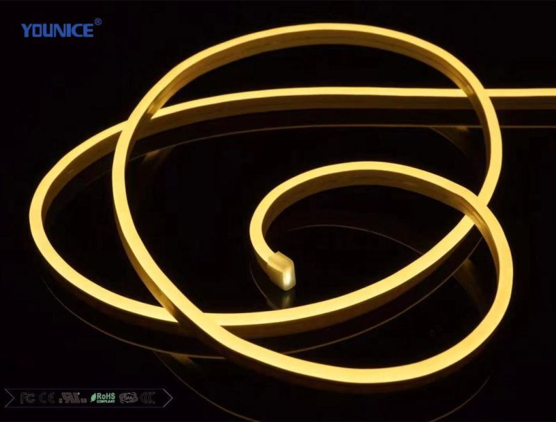 Bend at Any Angle Orange IP67 IP68 Bandable Waterproof LED Flexible Neon Strip