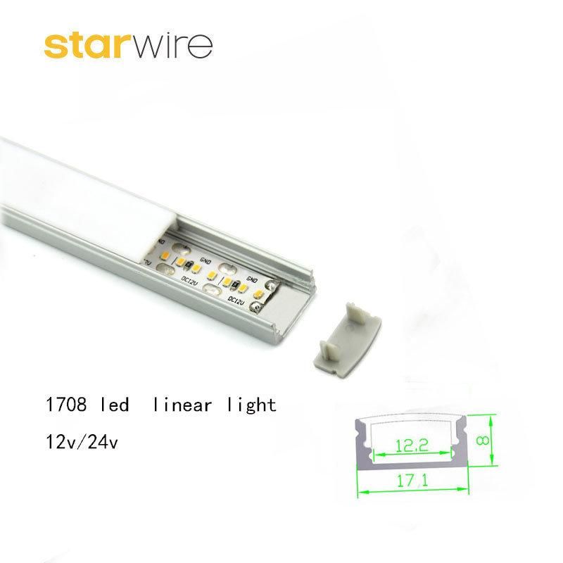 12V/24V Showcase Cabinet Infrared LED Cupboard Linear Strip Light 1708