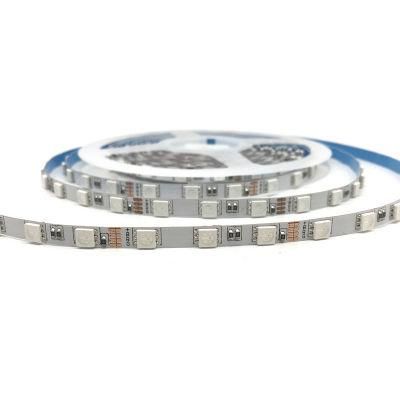 6mm SMD5050 60LEDs 12VDC / 24VDC Ultrathin Narrow RGB Flexible LED Strip