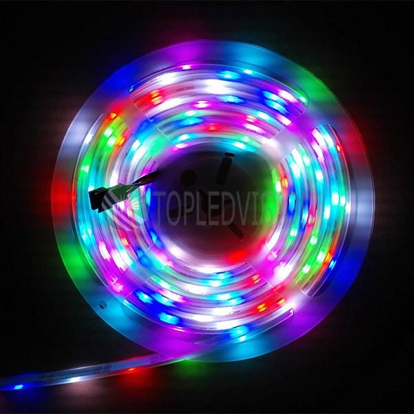 DC 24V IP68 Waterproof Flexible SMD5050 RGB Digital LED Strip Light