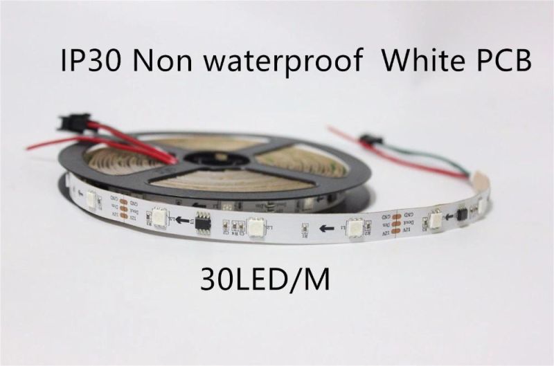 5050RGB Christmas Lights Home Lighting 5m/Rolls DC12V Ws2811 LED Pixels Programmable LED Strip