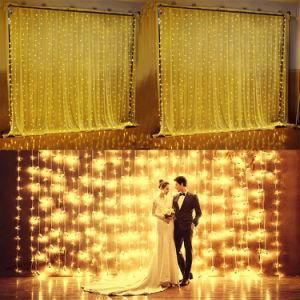 Outdoor 6*3meter 600 LED Curtain Light Fairy Decoration Christmas Light