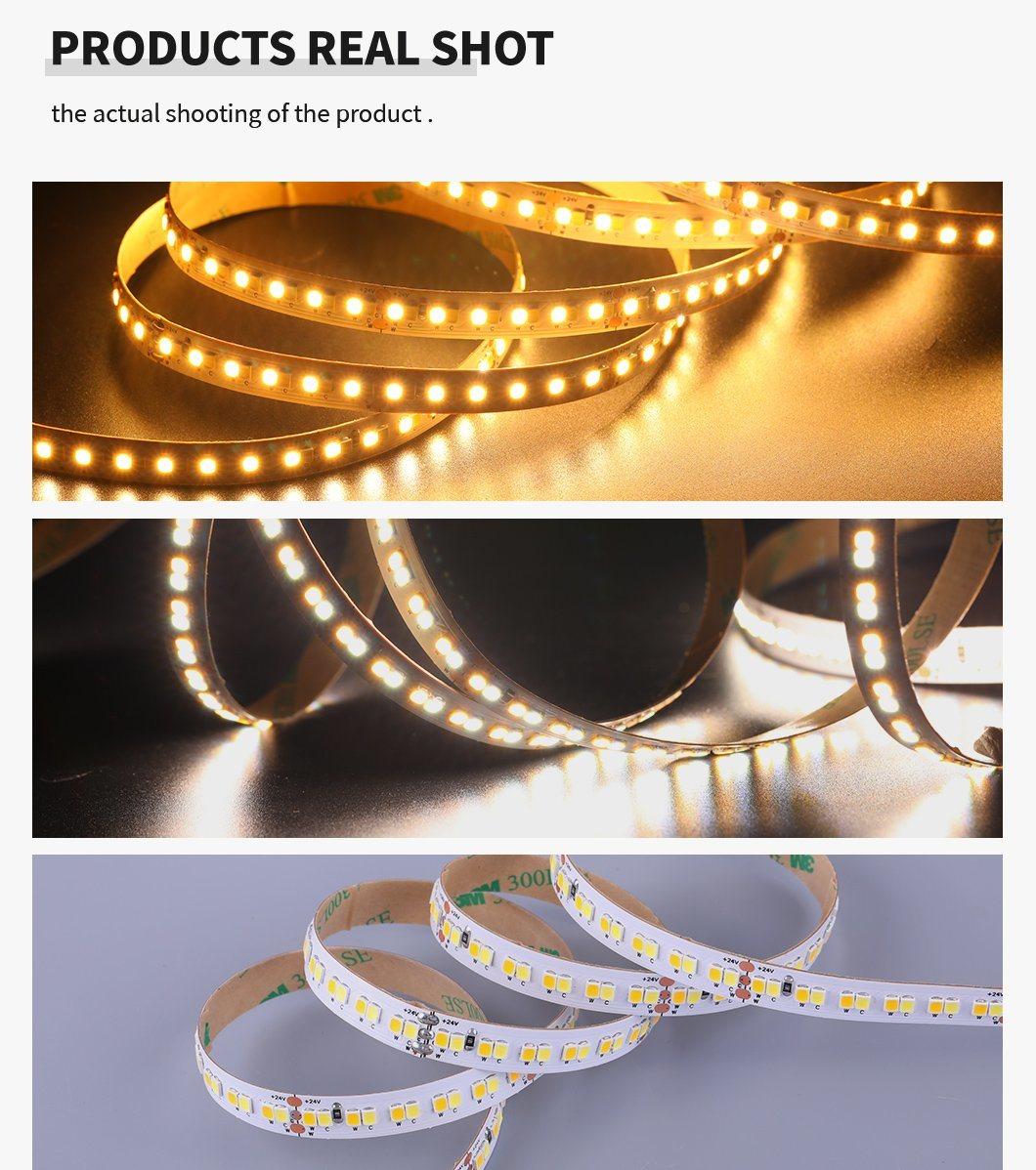 CCT 240LEDs/M DC24V SMD2835 Dual White Light Stripe LED Strip