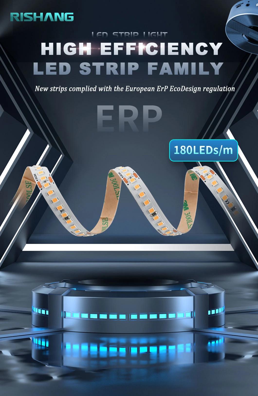 High-End 210lm/W White 2700K-6500K Soft Lighting ERP Approved LED Flexible Strips