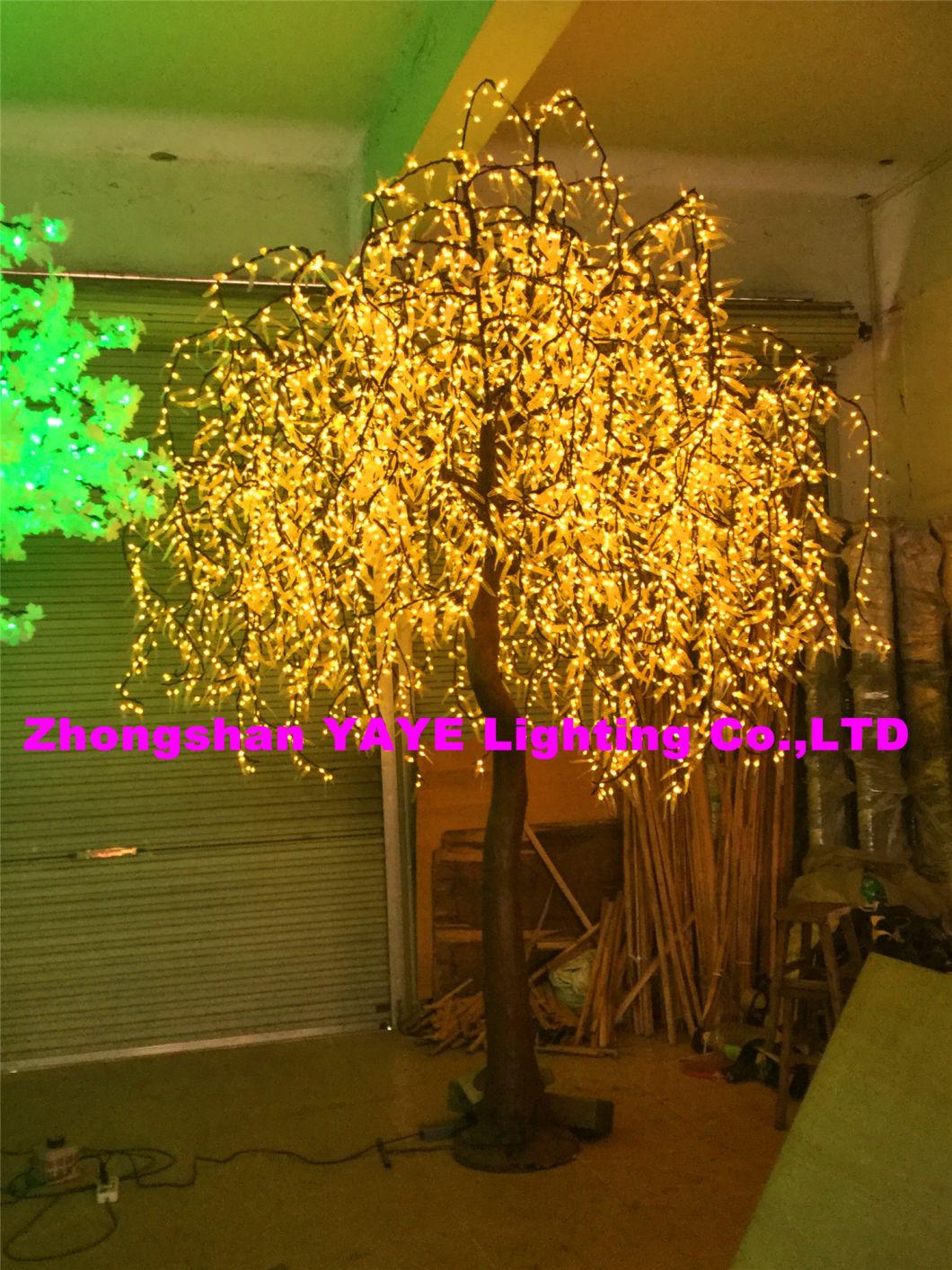 Yaye 2021 Hot Sell Factory Price Outdoor Waterproof RGB LED Willow Tree with 2 Years Warranty