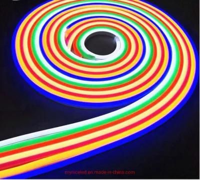 IP68 UV Proof 2700K-6500K Backlight Neon LED Strip SMD2835 Positive Bend Neon Light Strip