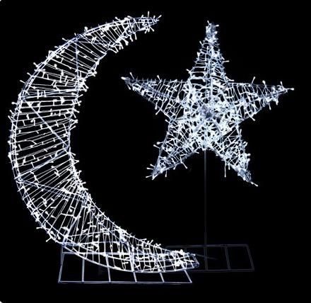 2018 New Arrival Outdoor Ramadan Decoration Eid Celebration LED Light