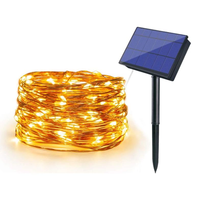 Manufacturer Waterproof Solar LED Light for Christmas Resident Solar String Light