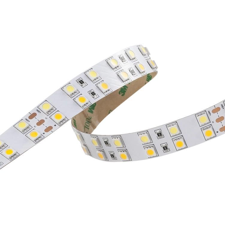 Newest Price  SMD 5050 120LEDs/m CCT Adjustable LED Strip Lights with CE cetification