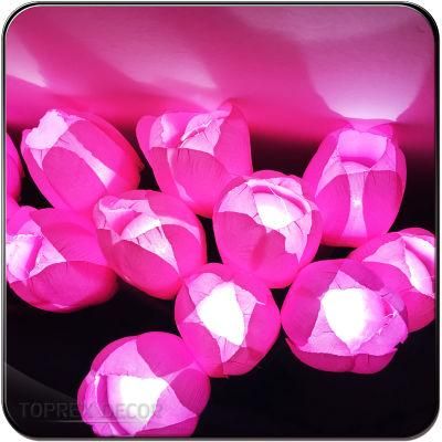 Promotional Outdoor Waterproof High Brightness LED Tulip Flower