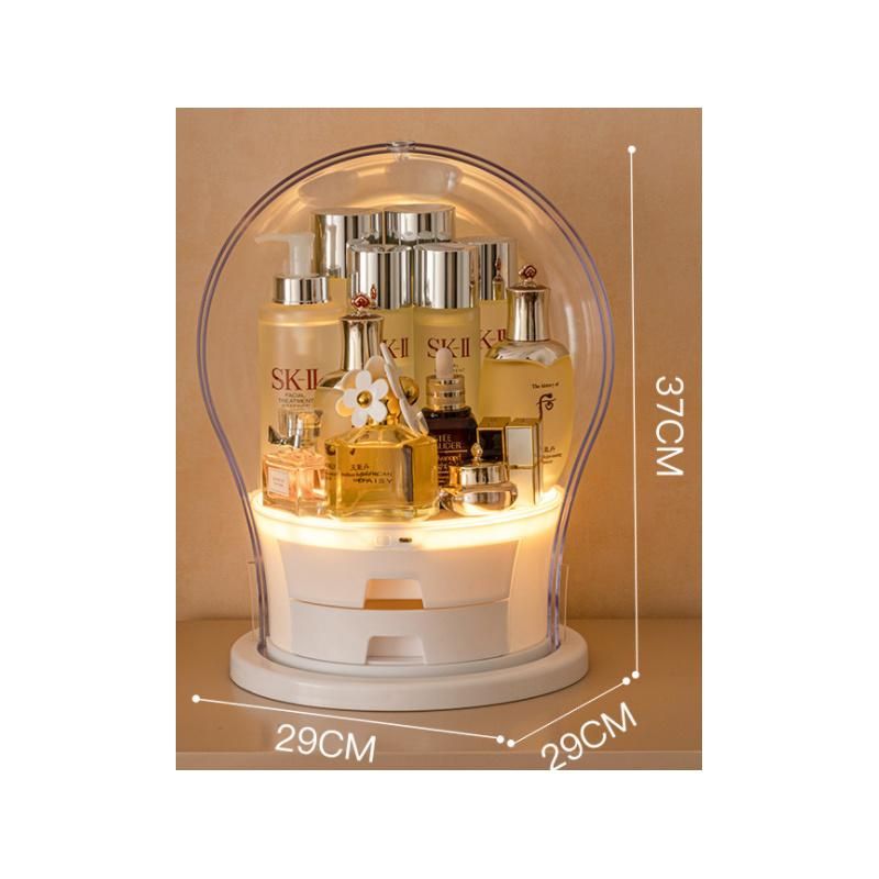 Small Light Bulb Storage Box Desktop Light Dustproof Cosmetic Box