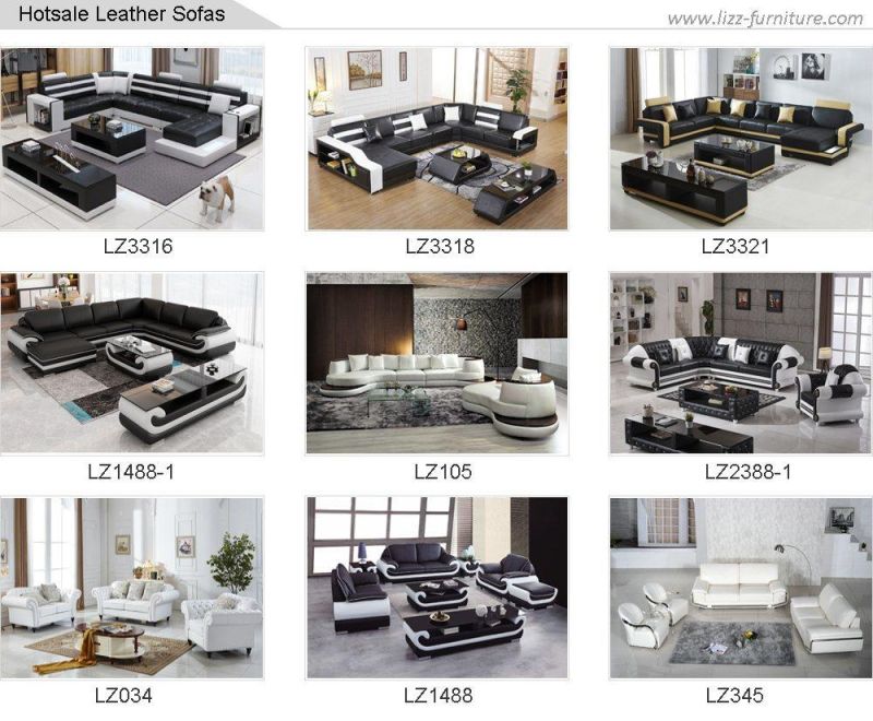 Living Room Sofa with Chaise Home Furniture by China Factory