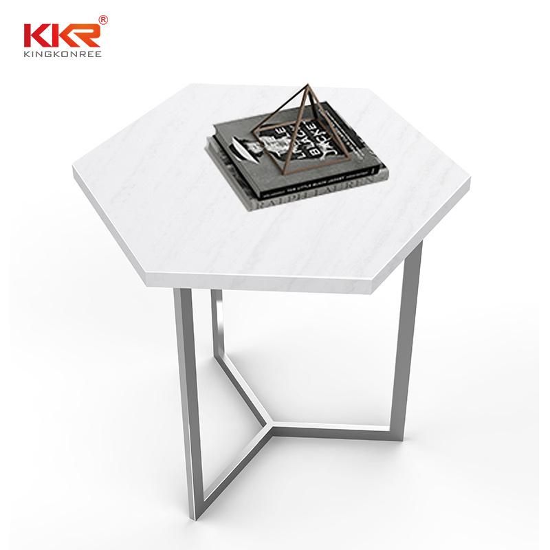 Artificial Stone Solid Surface Hotel Side Tables