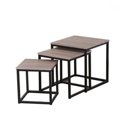 Stacking Square Nesing End Table Set