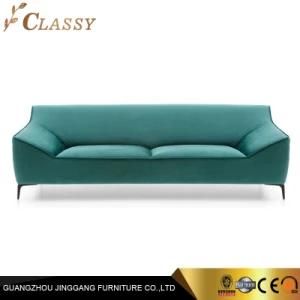 Luxury Hotel Living Room Fabric Sofa with Stainless Steel Legs