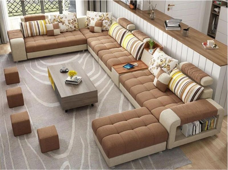 Sofa Leisure Sectional Design Large 7 Seater Sofa with Speaker