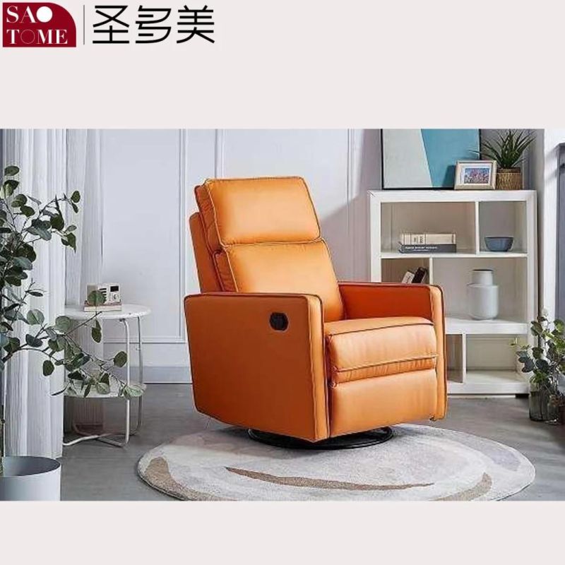 Smart Home Double Armrest Anti-Fouling Technology Cloth Retractable Function Sofa