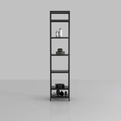 Modern Metal Display Shelf Floor Book Stand Study Room Furniture Bookshelf