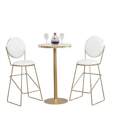 Nordic Creative Bar Chair Coffee Shop Lounge Bar High Table and Chair 0606